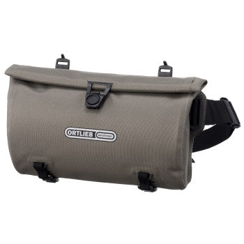 Dark-sand ORTLIEB-Velo Sling Fahrradtasche mit Rollverschluss und Tragegurt